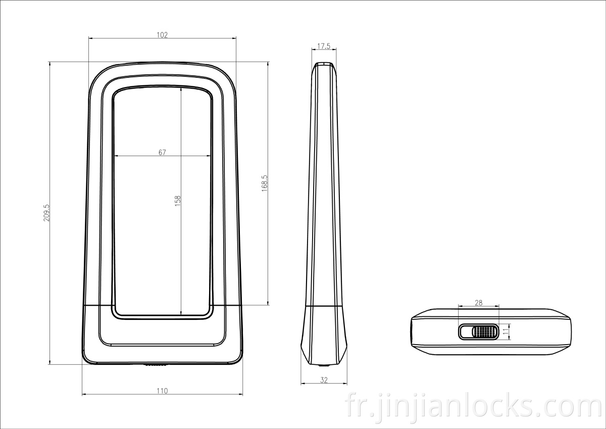 Poussière contre le silicium U Lock Candado de Bicicleta U Shick Lock pour la moto à vélo, Lock à vélo électrique U